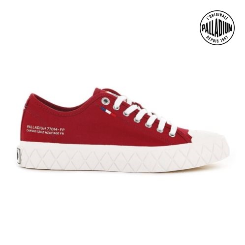 Palladium Palla Ace Canvas Low Tops Joggesko Dame Rød | 468259-DZI