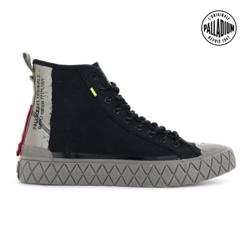 Palladium Palla Ace Supply Mid High Tops Joggesko Dame Svarte | 641097-NLO