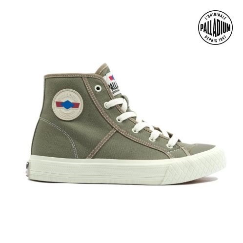 Palladium Palla Louvel High Tops Joggesko Dame Olivengrønne | 749863-QGR