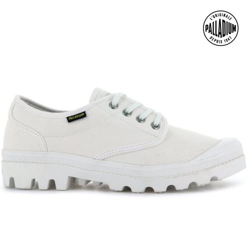 Palladium Pallabrousse Oxford Sko Dame Hvite | 460592-AHZ