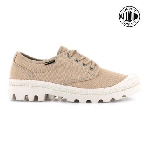 Palladium Pallabrousse Oxford Sko Dame Khaki | 142309-IAW