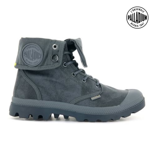 Palladium Pampa Baggy WAX Støvler Dame Mørke Grå | 980215-FHP