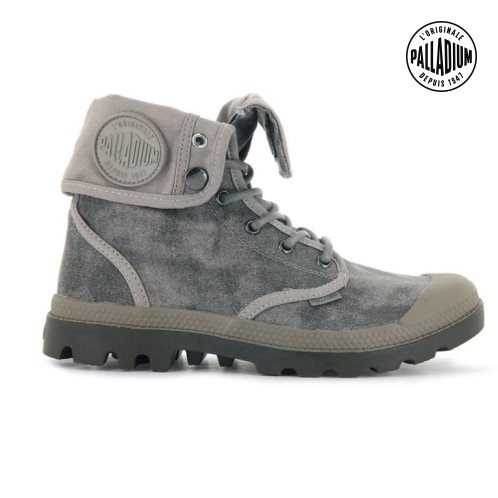 Palladium Pampa Baggy WAX Støvler Herre Grå | 165074-QCX