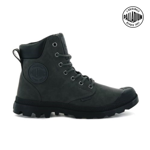 Palladium Pampa Cuff WP LUX Støvler Dame Svarte | 948035-KDM