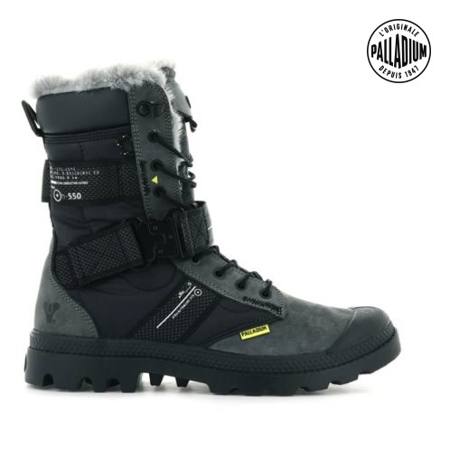 Palladium Pampa Europa Tactical Støvler Herre Svarte | 895026-NOD