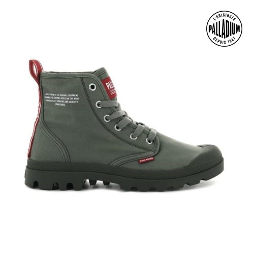 Palladium Pampa Hi Dare Støvler Dame Olivengrønne | 864291-SHE