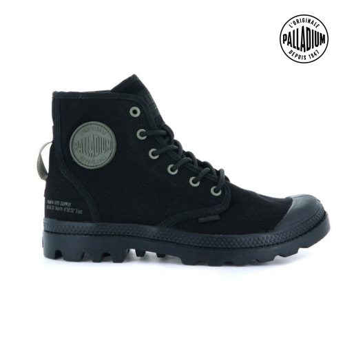 Palladium Pampa Hi Htg Supply Støvler Dame Svarte | 270536-HRF