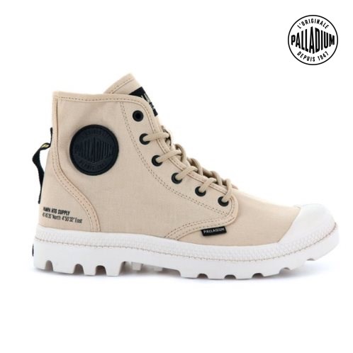 Palladium Pampa Hi Htg Supply Støvler Dame Beige | 736491-RXQ