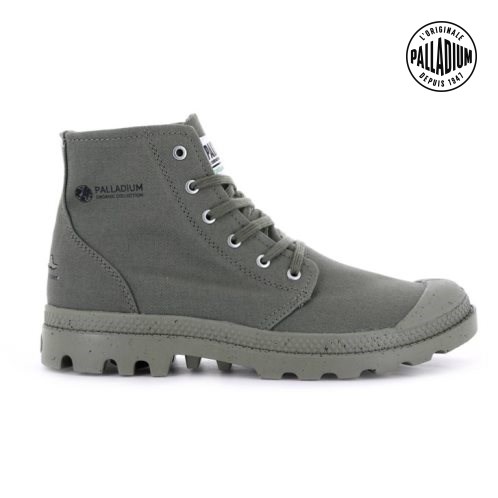 Palladium Pampa Hi Organic II Støvler Herre Grå | 894170-QYF