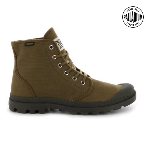 Palladium Pampa Hi Originale High Tops Joggesko Dame Brune | 358694-QBF