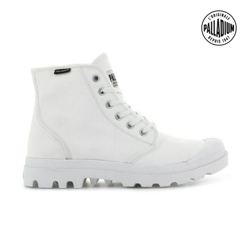 Palladium Pampa Hi Originale High Tops Joggesko Dame Hvite | 917064-XWU