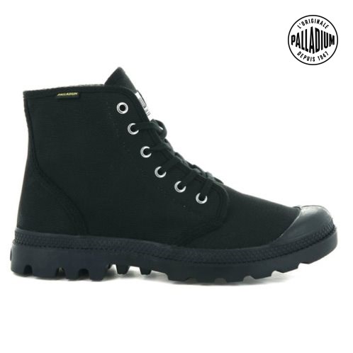 Palladium Pampa Hi Originale High Tops Joggesko Dame Svarte | 924057-BKC