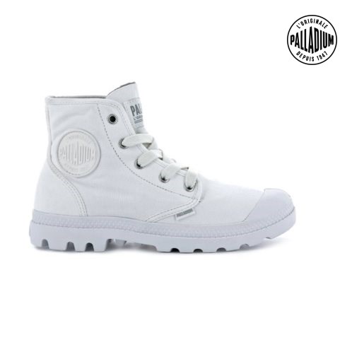 Palladium Pampa Hi Støvler Dame Hvite | 509428-EPC