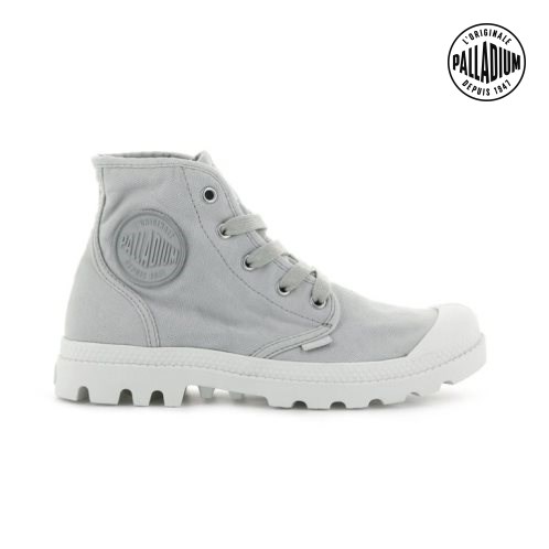 Palladium Pampa Hi Støvler Dame Lyse Grå | 504163-ILJ