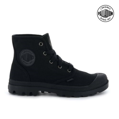 Palladium Pampa Hi Støvler Dame Svarte | 532176-NXL