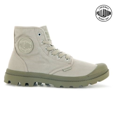 Palladium Pampa Hi Støvler Herre Lyse Grå | 402591-OGH