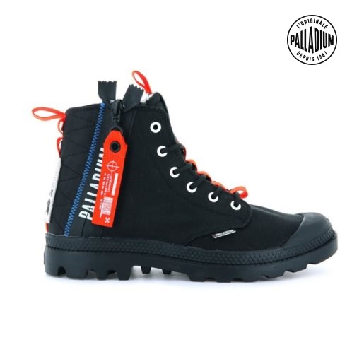 Palladium Pampa Hi Ticket To Earth Støvler Herre Svarte | 428076-MUV