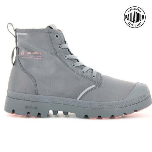 Palladium Pampa Lite+ Recycle WP+ Støvler Dame Grå | 206581-ZLF