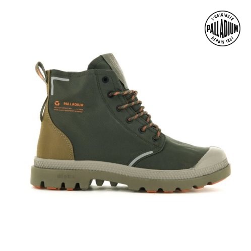 Palladium Pampa Lite+ Recycle WP+ Støvler Herre Olivengrønne | 305846-KXM