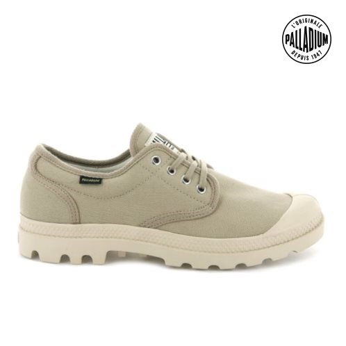 Palladium Pampa OX Originale Oxford Sko Herre Lyse Grønn | 054129-QAC