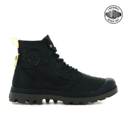 Palladium Pampa Recycle Vanntette+ 2 Støvler Herre Svarte | 130759-PZC