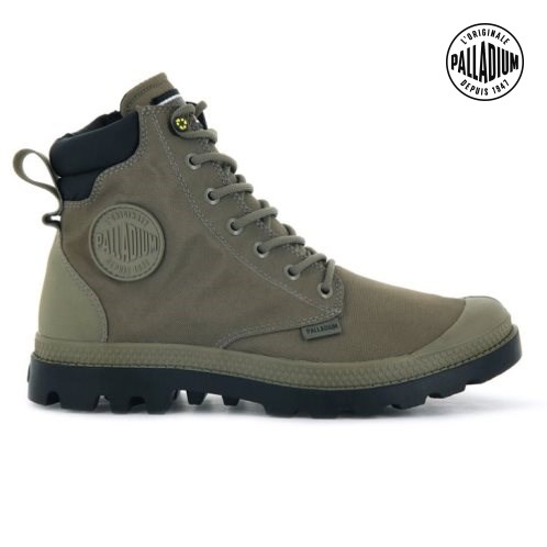 Palladium Pampa SC Recycle WP+N Støvler Herre Olivengrønne | 046218-OCX