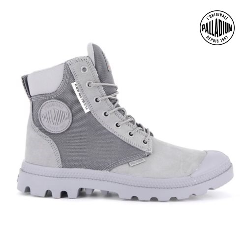 Palladium Pampa SC WPN U-S Støvler Herre Grå | 310495-QBU