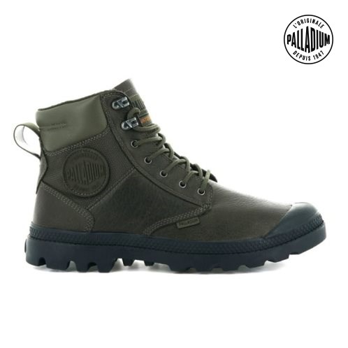 Palladium Pampa Shield WP+ LTH Støvler Dame Olivengrønne | 763184-VBH