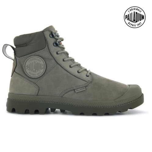 Palladium Pampa Shield WP+ LUX Støvler Dame Olivengrønne | 217354-BZD