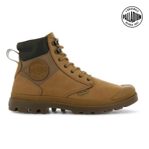 Palladium Pampa Shield WP+ LUX Støvler Dame Brune | 267819-KZW