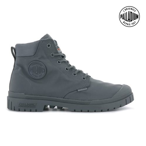 Palladium Pampa Sp20 Cuff WP+ Støvler Herre Mørke Grå | 539671-DNE