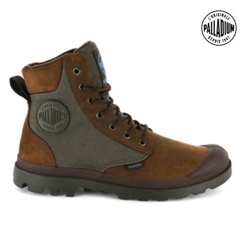 Palladium Pampa Sports Cuff WPN Støvler Herre Brune | 138496-KDP