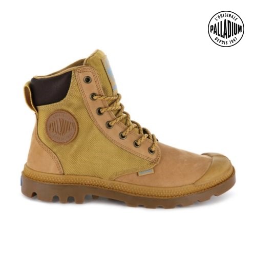 Palladium Pampa Sports Cuff WPN Støvler Dame Brune | 307491-NHD