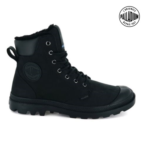 Palladium Pampa Sports Cuff WPS Støvler Herre Svarte | 043572-ZRB