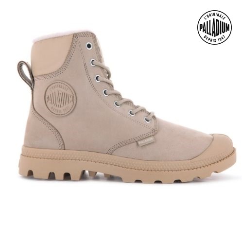 Palladium Pampa Sports Cuff WPS Støvler Herre Lyse Khaki | 762304-CPA