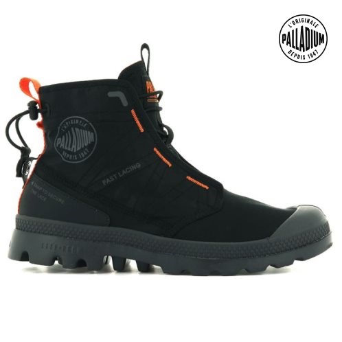 Palladium Pampa Travel Lite Støvler Herre Svarte | 716295-NCE