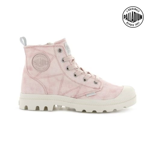 Palladium Pampa Zip Desertwash Støvler Dame Rosa | 735926-POT